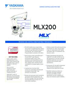 Motoman MLX200 Brochure