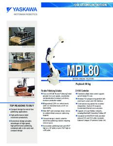 Motoman MPL80 Brochure