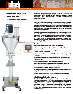 NAF-1000-D Auger Filler Brochure