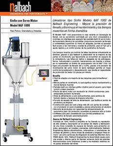 NAF-1000-D-es Auger Filler Brochure