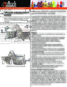 Nalbach NECOSORT Bottle Unscrambler Spanish Brochure