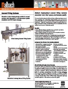 Nalbach Aerosol Fillers Brochure